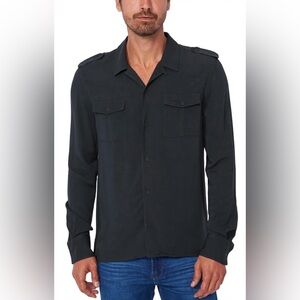 Paige Patrick Button-Up Shirt Navy